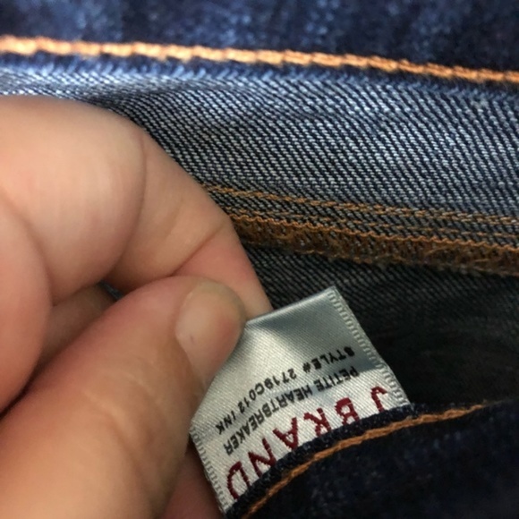 J Brand Petite Heartbreaker Dark Flare Wide Leg - Picture 6 of 8